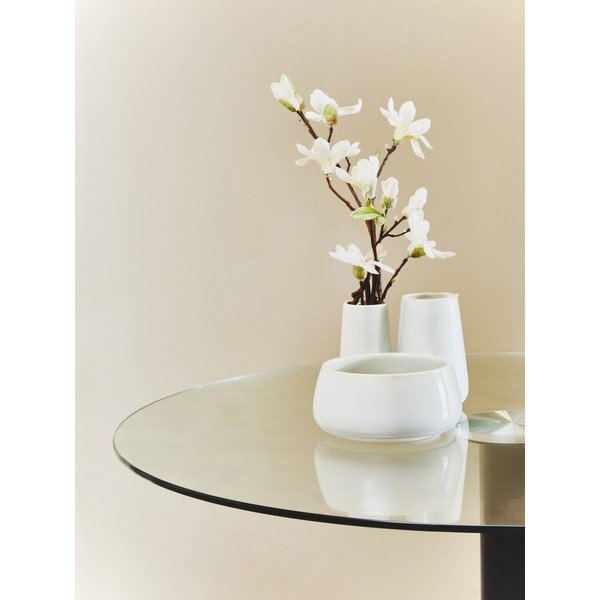Kerek étkezőasztal üveg asztallappal ø 90 cm Metropolitan – Premier Housewares-image-2