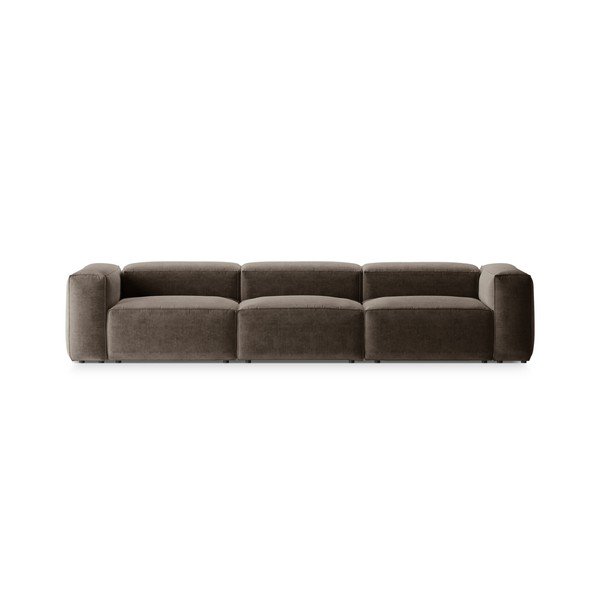 Barna kanapé 364 cm Bergamo – Cosmopolitan Design