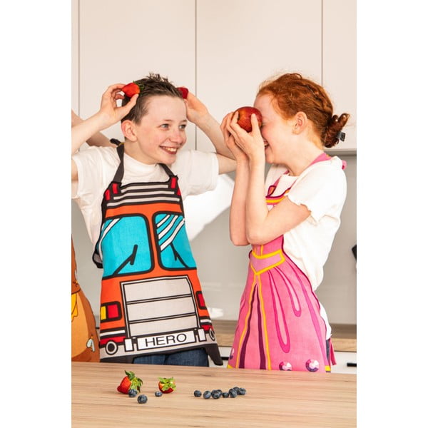 Újrahasznosított pamut gyerek kötény Hero - Tiseco Home Studio-image-2