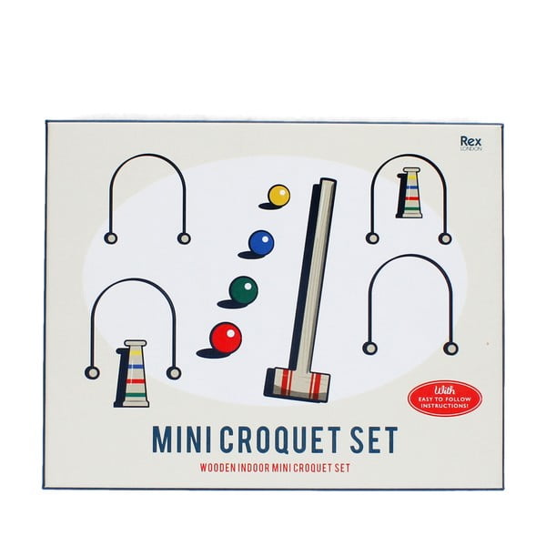 Asztali krokett Mini Croquet Set – Rex London-image-2