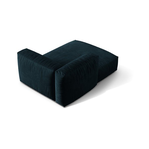 Sötétkék bársony kanapé modul (bal oldali) Martina – Micadoni -image-2