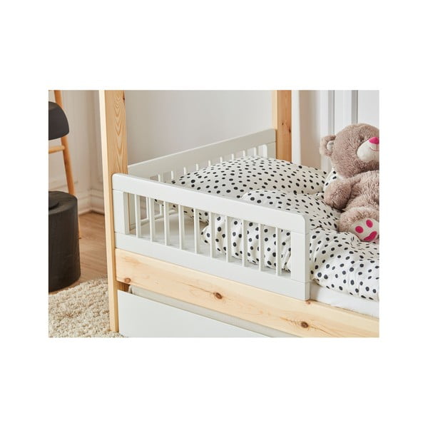 Basic 2 db fehér leesésgátló gyerekágyhoz, 200 x 90 cm - Pinio-image-2