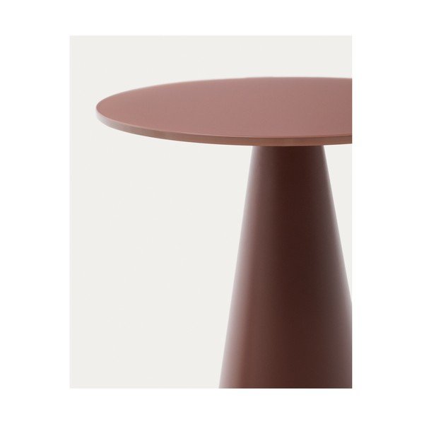 Kerek tárolóasztal üveg asztallappal ø 35 cm Wilshire – Kave Home-image-2