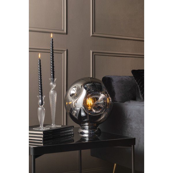 Swirl üveg gyertyatartó, magasság 17 cm - PT LIVING-image-1