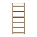 Natúr színű könyvespolc tölgyfa dekorral 80x199x40 cm Ludza – Actona