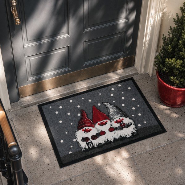 Cristmas Dwarfes lábtörlő, 40 x 60 cm - Hanse Home-image-1