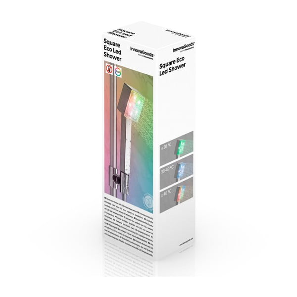 Színes LED lámpás tusolófej - InnovaGoods-image-1