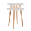 UFO világosszürke tárolóasztal, ⌀ 45 cm - Ragaba