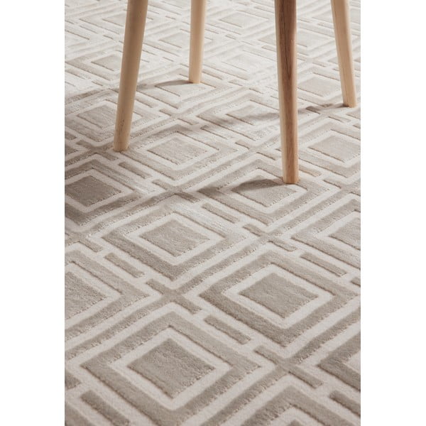 Krémszínű szőnyeg 120x170 cm Perles Howlite – Elle Decoration-image-4