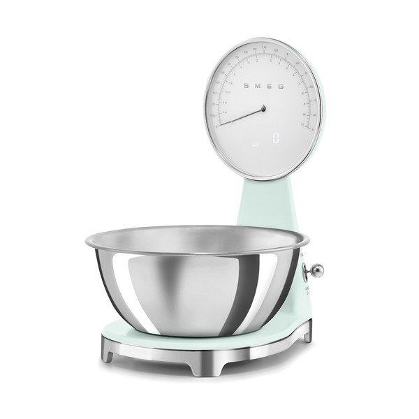 Világoszöld műanyag digitális konyhai mérleg – SMEG-image-4
