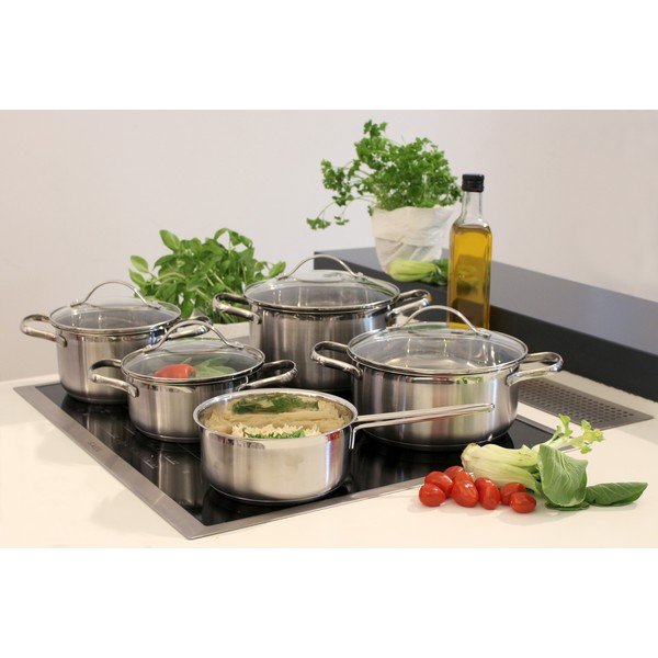 Rozsdamentes acél edény készlet 9 db-os Horizon – ELO-image-1