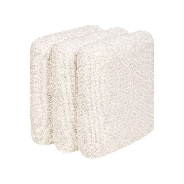 Bézs buklé puff Radd – noo.ma