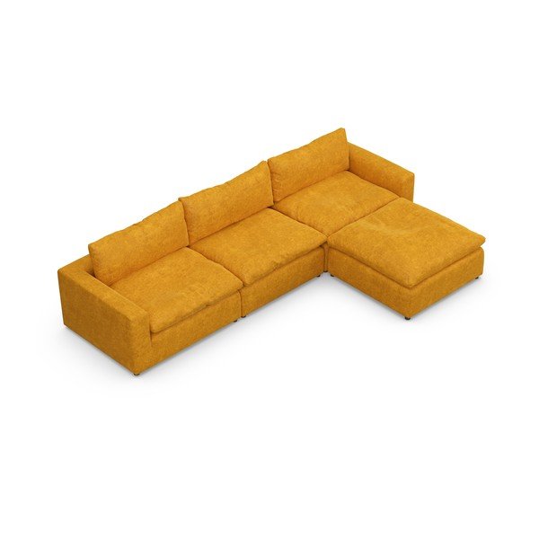 Okkersárga sarokkanapé (variálható) Moonlight – Furninova -image-4