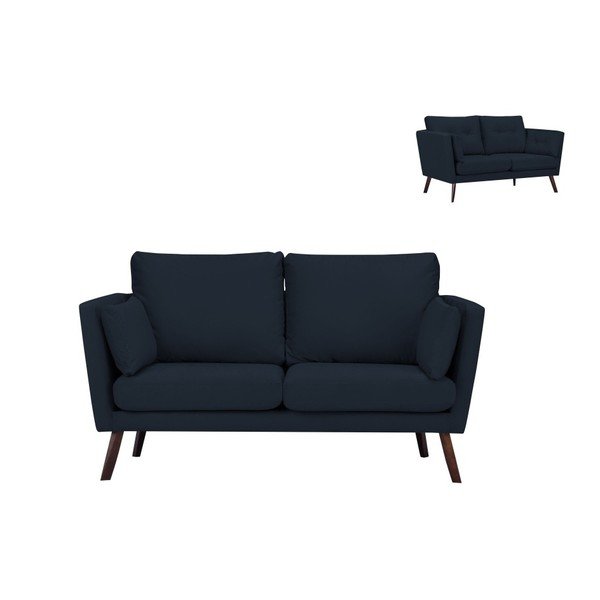 Elena sötétkék kétszemélyes kanapé - Mazzini Sofas-image-2