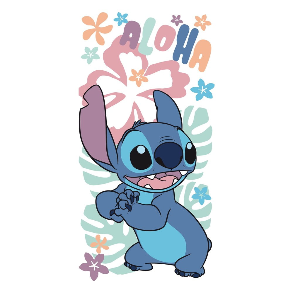 Pamut gyerek fürdőlepedő 70x140 cm Lilo and Stitch "Hawaiian Harmony" Jerry Fabrics