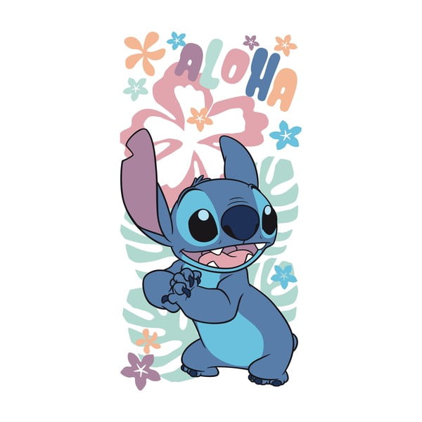 Pamut gyerek fürdőlepedő 70x140 cm Lilo and Stitch "Hawaiian Harmony" – Jerry Fabrics