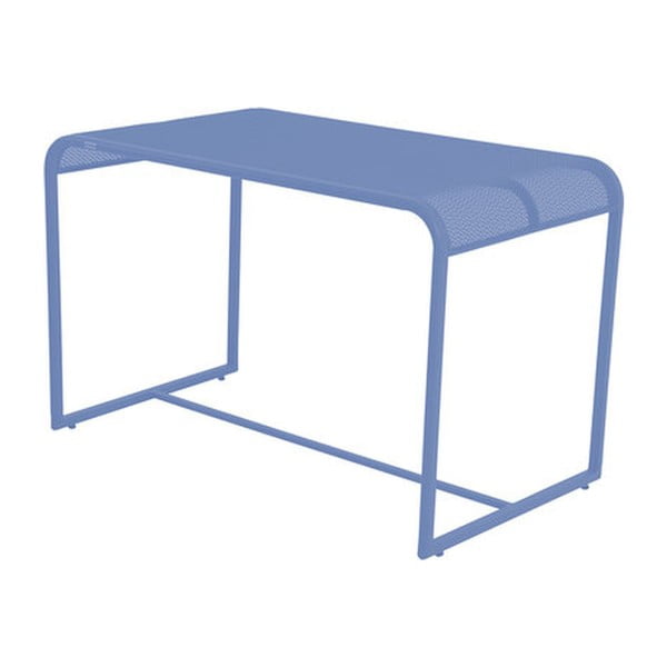 MWH kék fém balkon asztal, 63 x 110 cm - ADDU