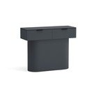 Antracitszürke konzolasztal 36x100 cm Totem – Teulat