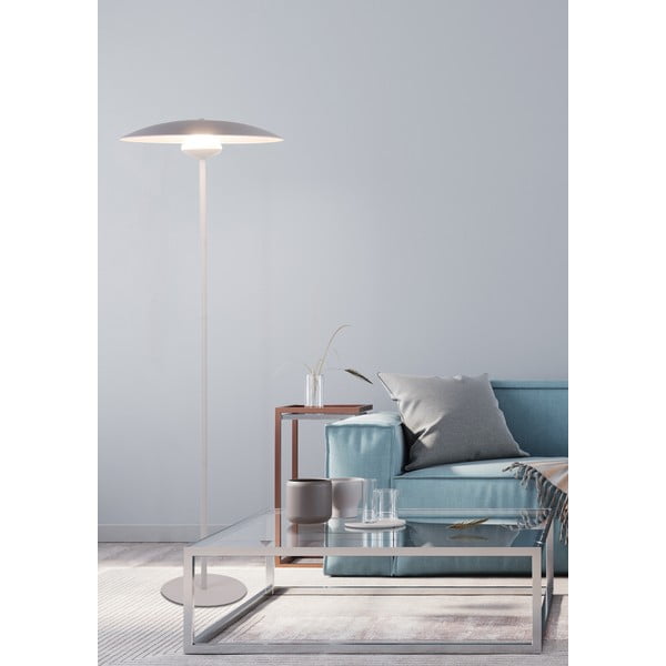 Fehér LED állólámpa fém búrával (magasság 140 cm) Lund – Candellux Lighting-image-2