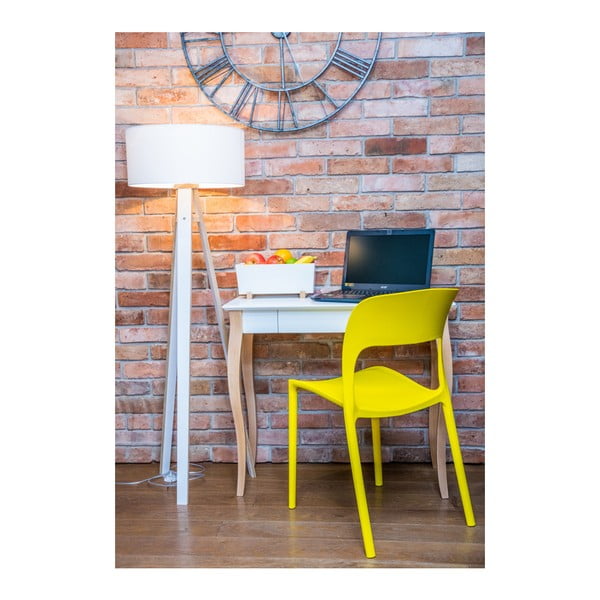 Lillo fehér íróasztal, hosszúság 65 cm - Ragaba-image-1