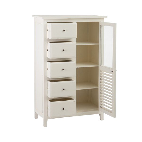 Fehér mindifa magas komód 95x150 cm Luanco – Ixia-image-2