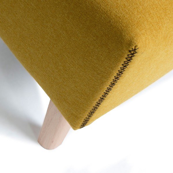 Lydia sárga ülőpad - Kave Home-image-2