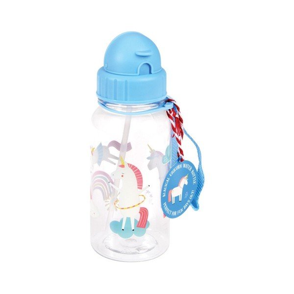 Kék tritán gyerek ivópalack 500 ml Magical Unicorn – Rex London