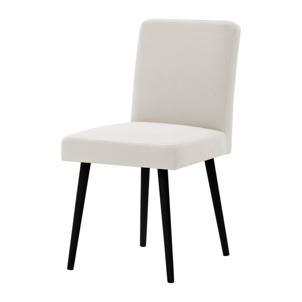 Fragrance krémszínű bükkfa szék, fekete lábakkal - Ted Lapidus Maison