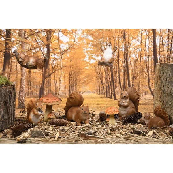 Poligyanta kerti szobor Squirrel – Esschert Design-image-1