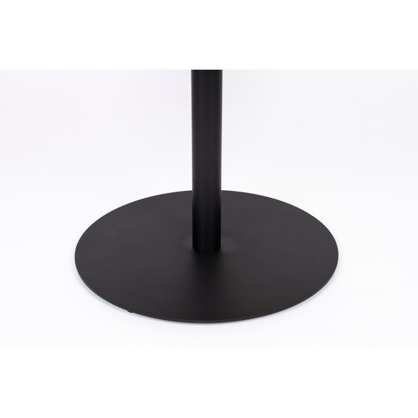 Natúr színű kerek dohányzóasztal tölgyfa dekoros asztallappal ø 56 cm Yuri M – White Label-image-4