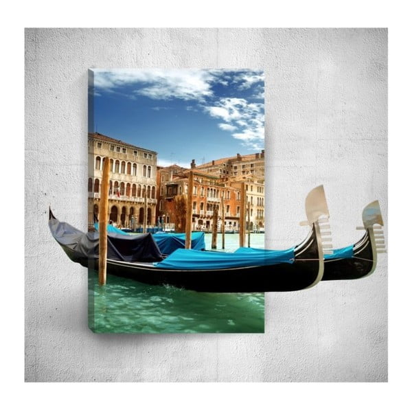 Venice 3D fali kép, 40 x 60 cm - Mosticx