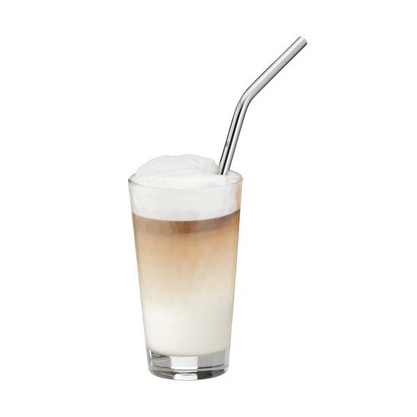 Fém szívószál készlet tisztítókefével 6 db-os – WMF-image-1