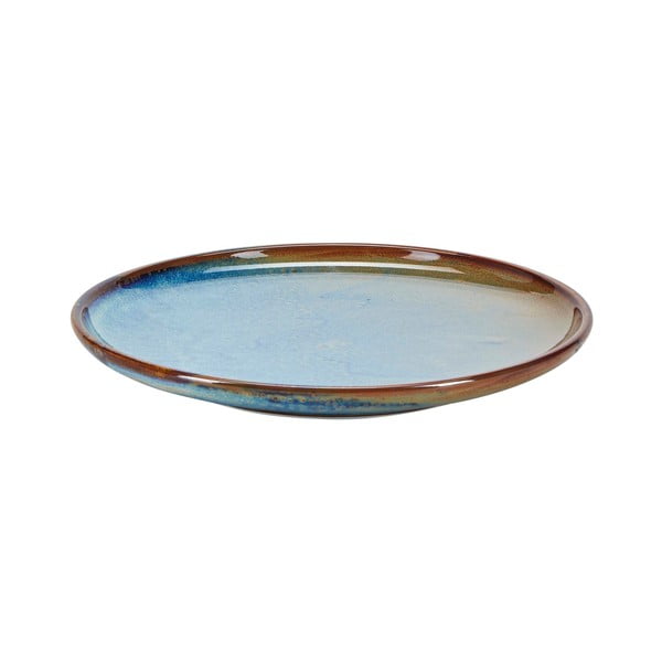 Space kék porcelán tányér, ø 21 cm - Bahne & CO