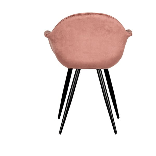 Világos rózsaszín bársony étkezőszék szett 2 db-os Forli – LABEL51-image-3