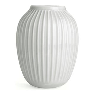 Hammershoi fehér agyagkerámia váza, magasság 25 cm - Kähler Design