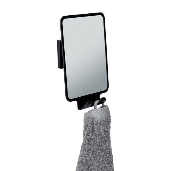 Kozmetikai tükör fogassal 14x19.5 cm Quadro Black – Wenko-image-4