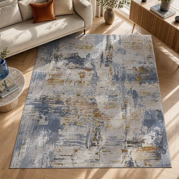 Kék-bézs szőnyeg 134x200 cm Springs – Universal-image-4