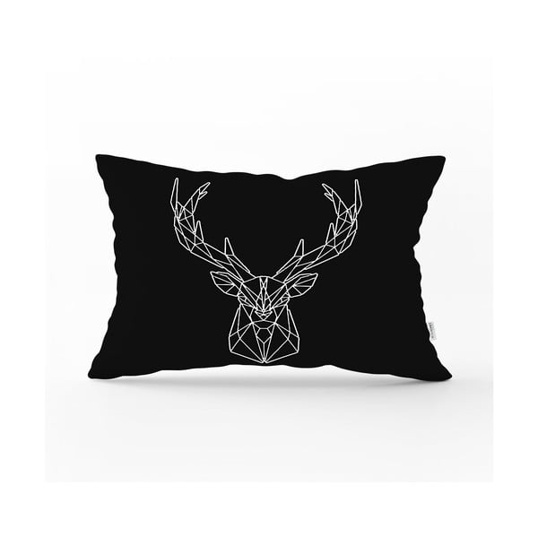 Geometric Reindeer dekorációs párnahuzat, 35 x 55 cm - Minimalist Cushion Covers