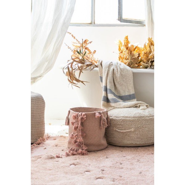 Textil tárolókosár ø 30x30 cm Woody – Lorena Canals-image-3