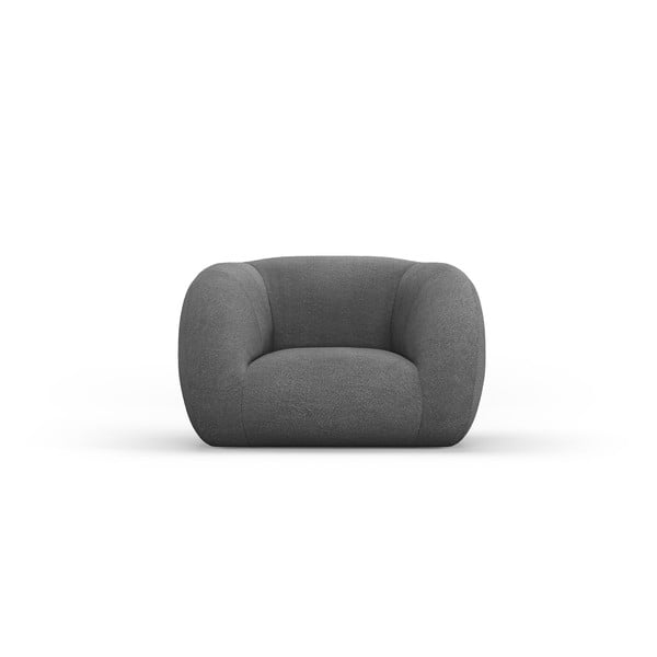 Szürke buklé fotel Essen – Cosmopolitan Design