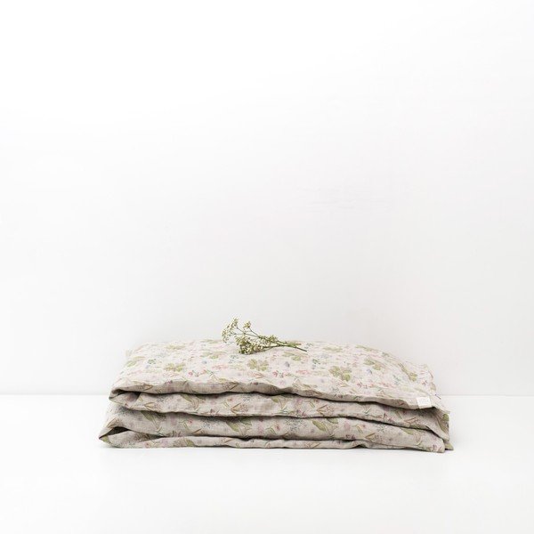 Nature bézs len gyerek ágyneműhuzat, 70 x 100 cm - Linen Tales-image-3