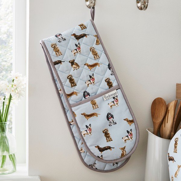 Curious Dogs dupla pamut edényfogó - Cooksmart ®-image-1