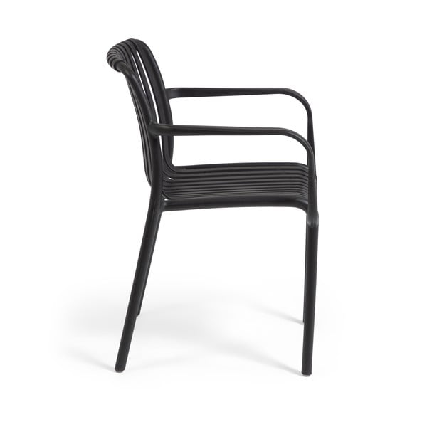 Isabellini fekete kerti szék - Kave Home-image-2