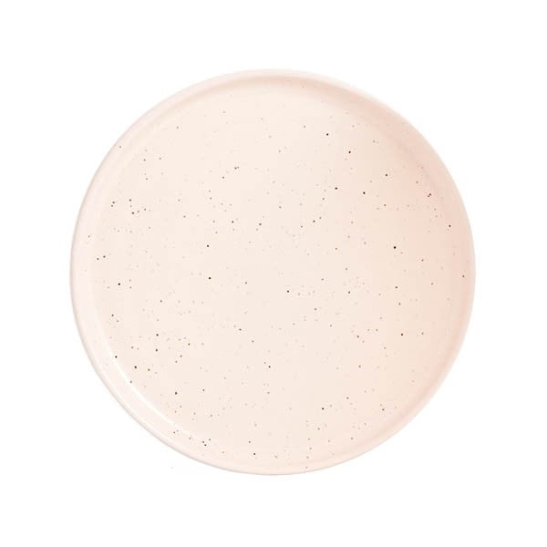 Dust világos rózsaszín agyagkerámia lapostányér, ø 27,5 cm - ÅOOMI