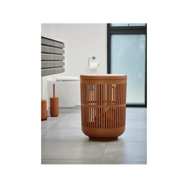 Narancssárga műanyag szennyeskosár 60 l Ume – Zone-image-4