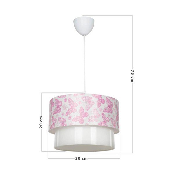 Fehér-rózsaszín gyerek lámpa – Squid Lighting-image-3