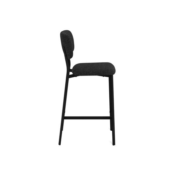 Sötétszürke kárpitozott bárszék szett 2 db-os (ülésmagasság 68,5 cm) Alison – Actona-image-4