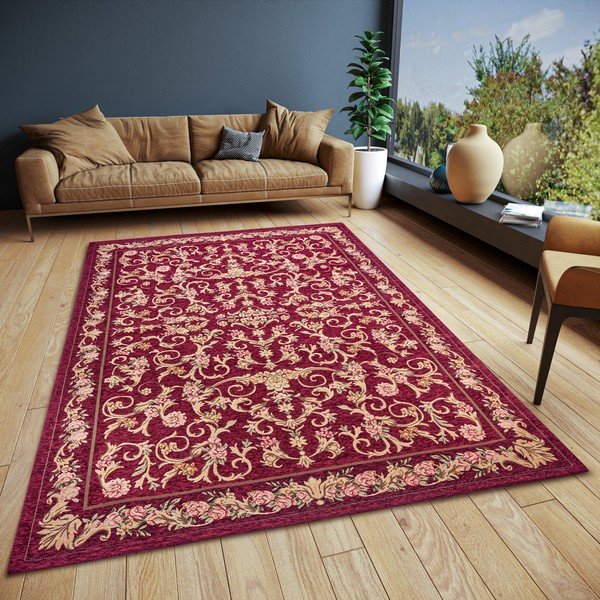Borvörös szőnyeg 60x90 cm Assia – Hanse Home-image-1