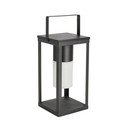 Fekete napelemes-USB LED lámpás (magasság 38 cm) Solar – Bizzotto