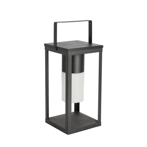 Fekete napelemes-USB LED lámpás (magasság 38 cm) Solar – Bizzotto